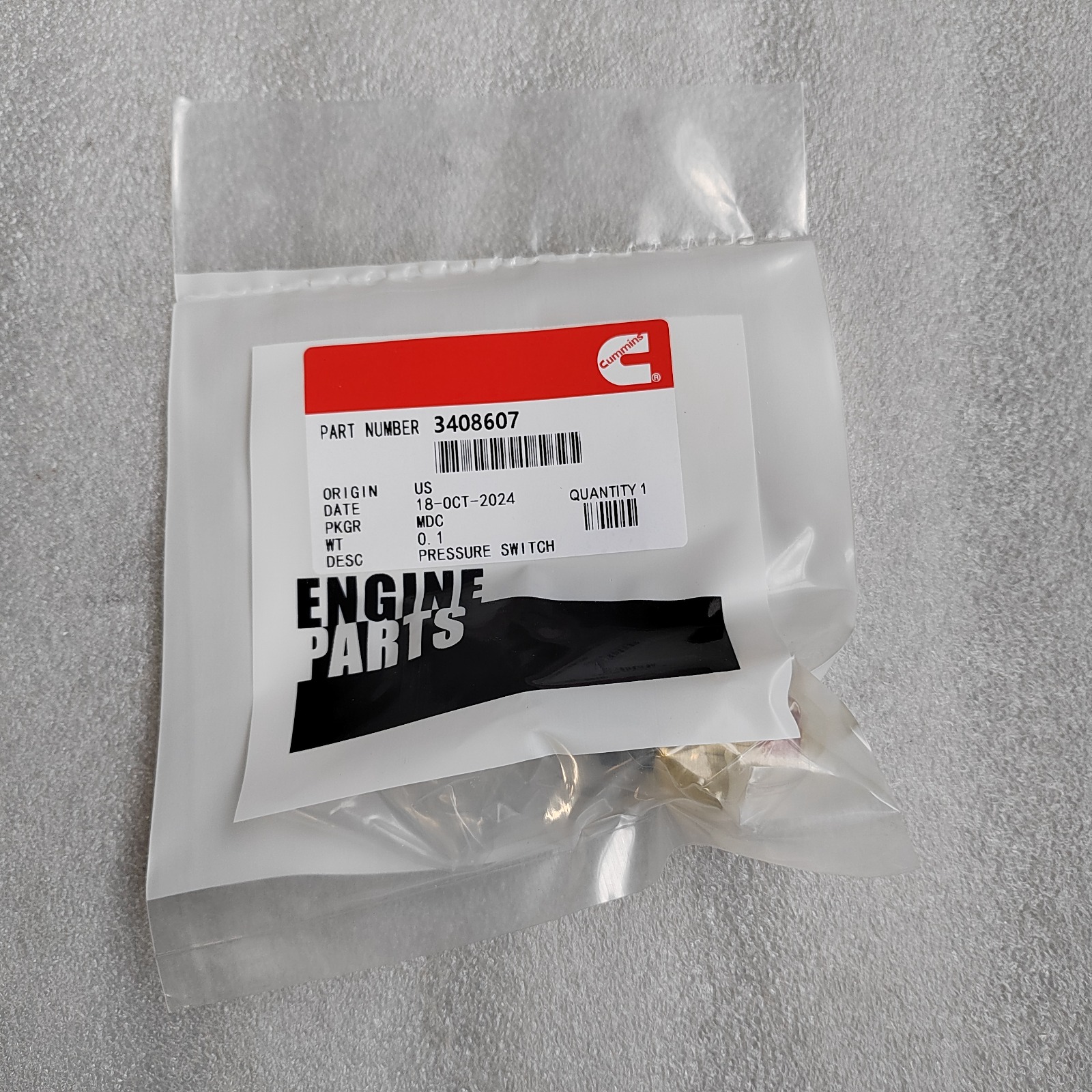 3408607 PRESSURE SWITCH CUMMINS - PT. DUNIA TRAKTOR INDONESIA